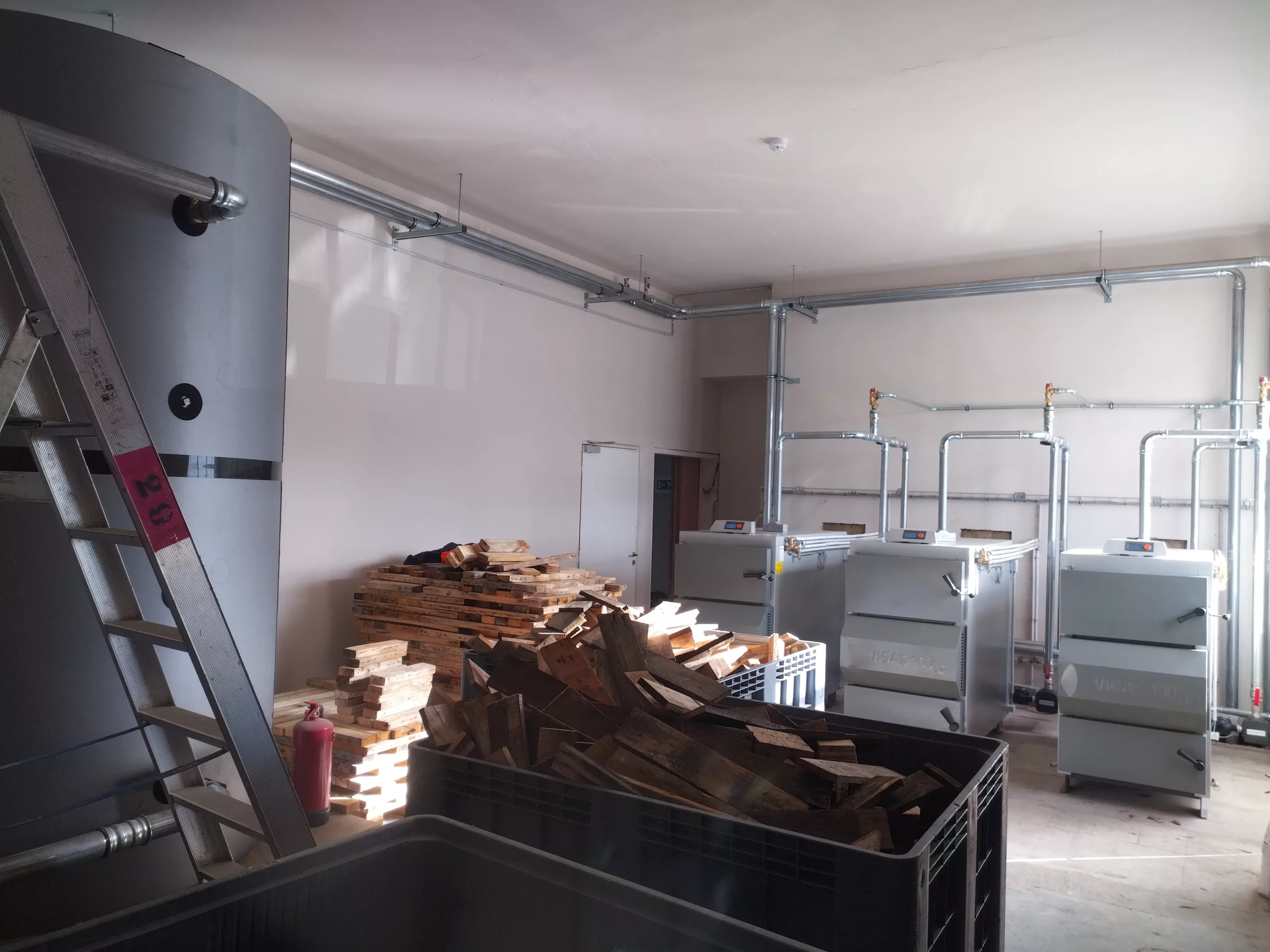 installation chauffage pour collectivité à la Louvière